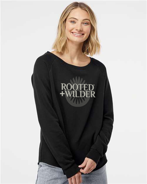 Women's Lightweight Sweatshirt (Black)