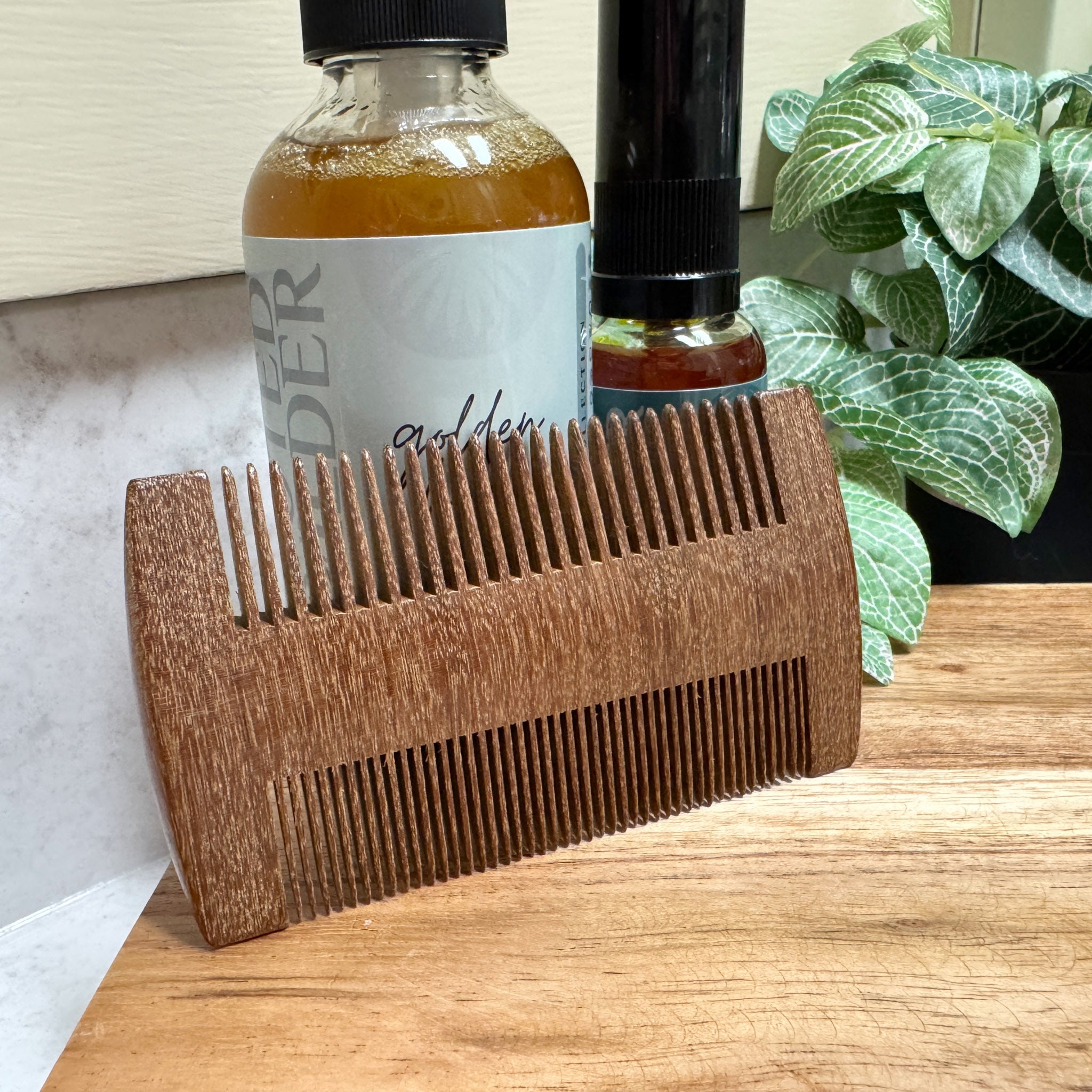 Wooden Beard Comb