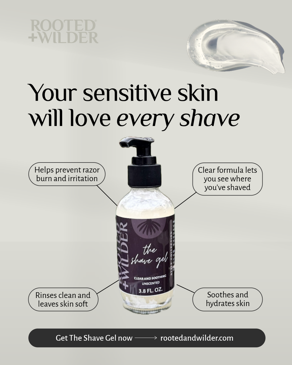 The Shave Gel / soothing glide